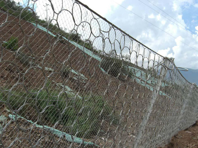 張家口被動邊坡防護網