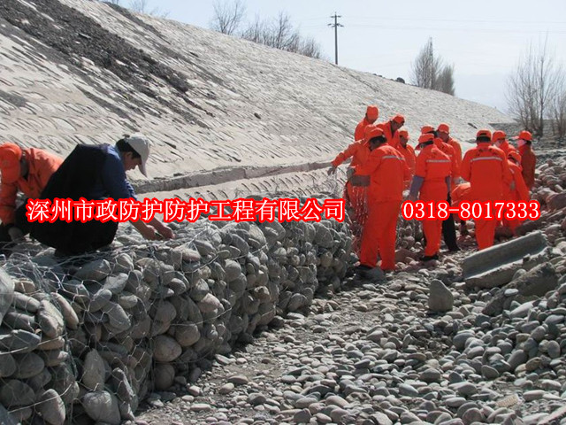 張家口5%鋅鋁合金格賓網具有較高的抗腐蝕性能適合治理黃河